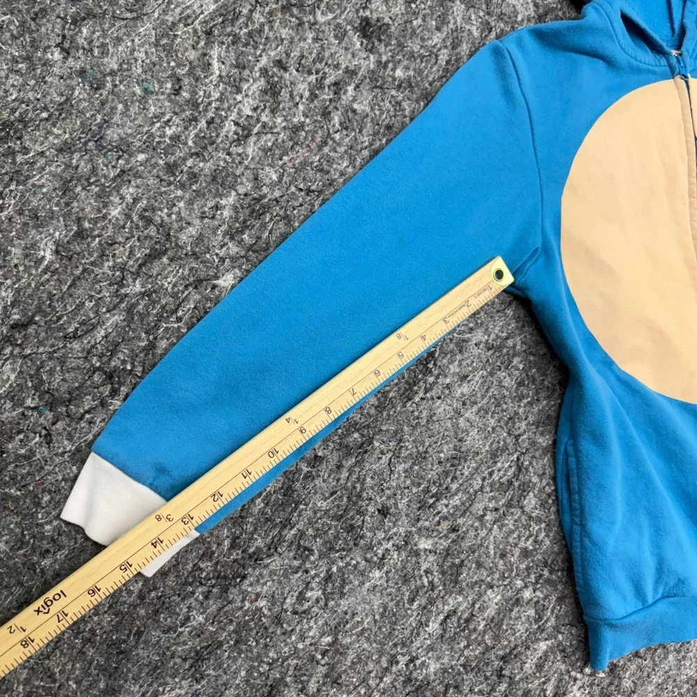 Sonic the Hedgehog Blue Full Zip Character Hoodie Sweatshirt Kids Large L 14/16